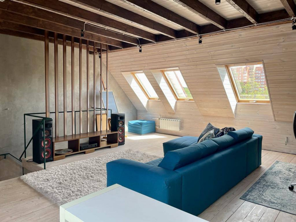 Интерьер в Средиземноморском настроении с элементами лофта