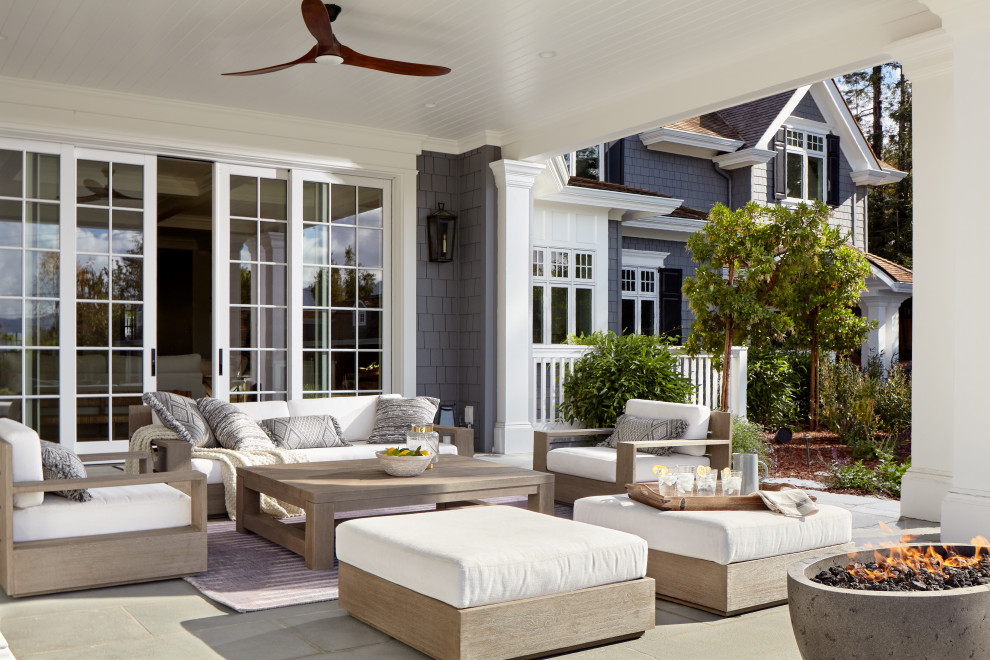 Classic Shingle New Construction - Traditional - Porch - San Francisco ...