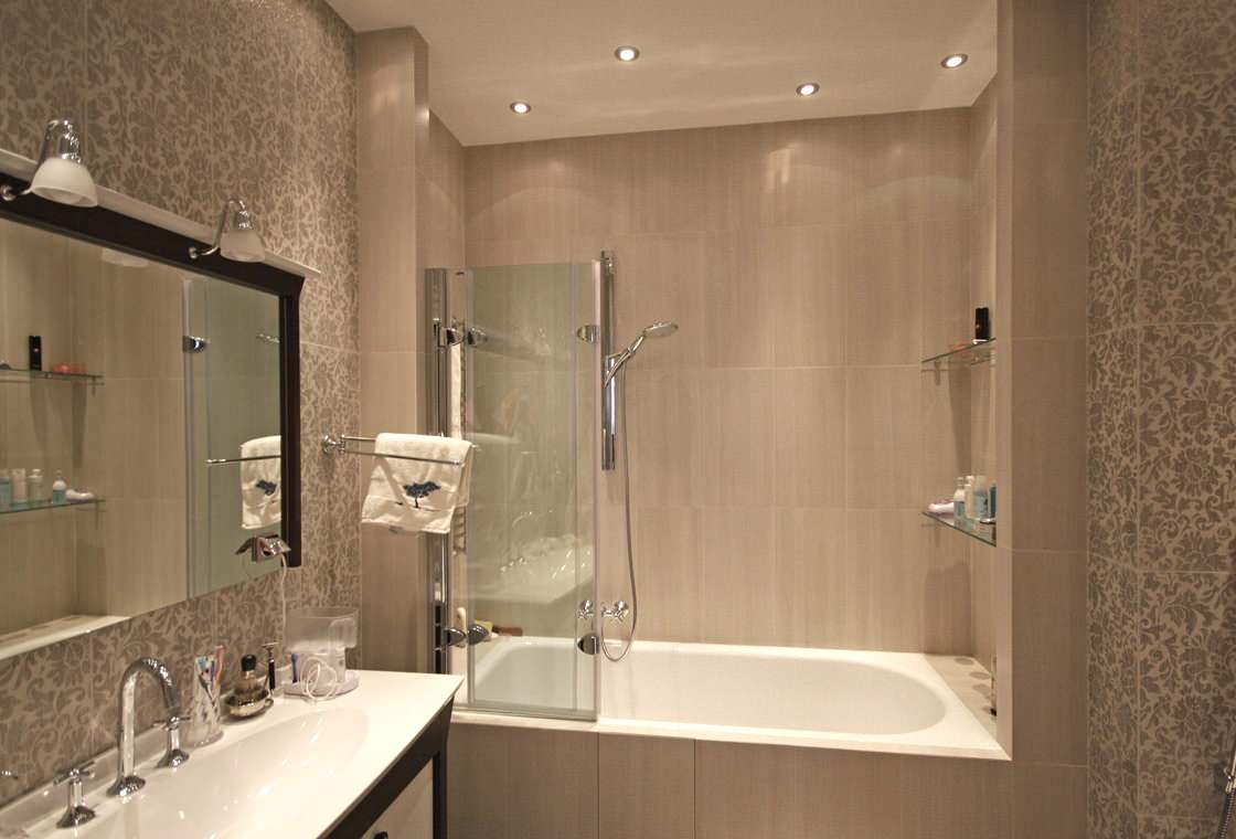 РЕСПЕКТАБЕЛЬНЫЙ ИНТЕРЬЕР КВАРТИРЫ В Ж/К "ШУВАЛОВСКИЙ"