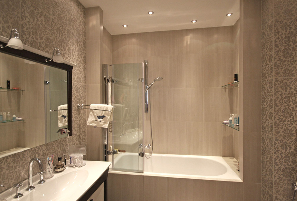 РЕСПЕКТАБЕЛЬНЫЙ ИНТЕРЬЕР КВАРТИРЫ В Ж/К "ШУВАЛОВСКИЙ"