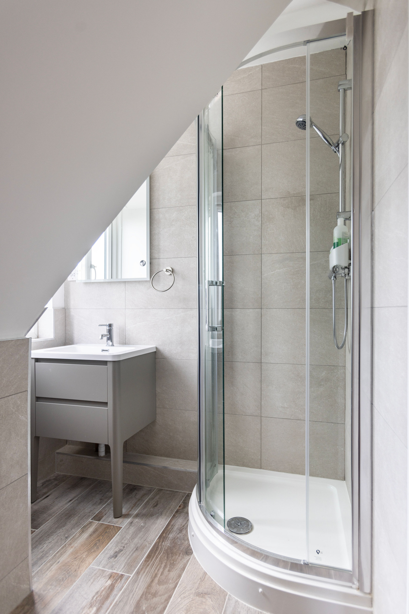 View of dormer bathroom