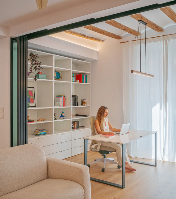 Carlos + Alexia contemporary-home-office