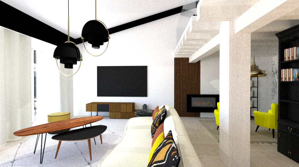 Rénovation totale et modernisation d'une pièce de vie - 90m2