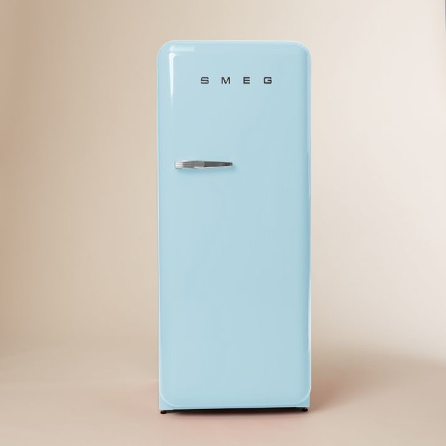 Smeg Refrigerator, Pastel Blue
