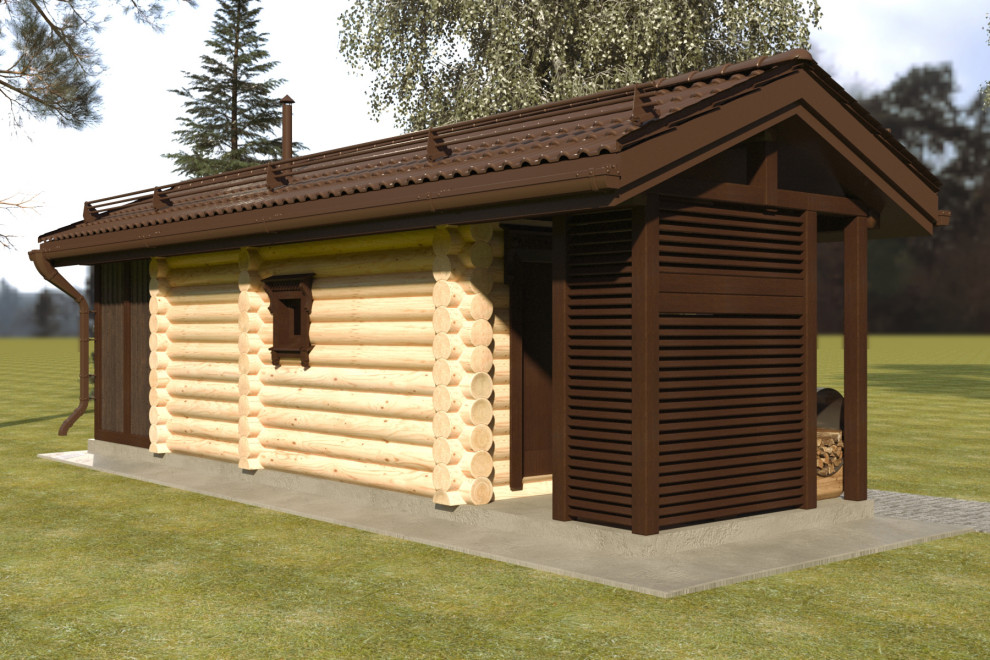 Баня - хозблок