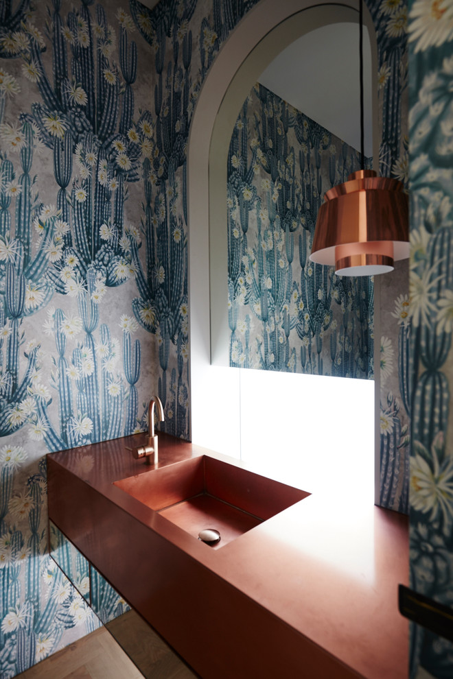 Example of a powder room design in Sydney
