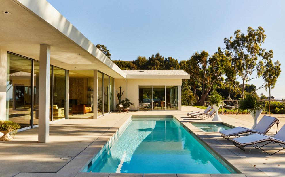 Mid-Century Modern Abode - Midcentury - Pool - Los Angeles - by Hoffman ...