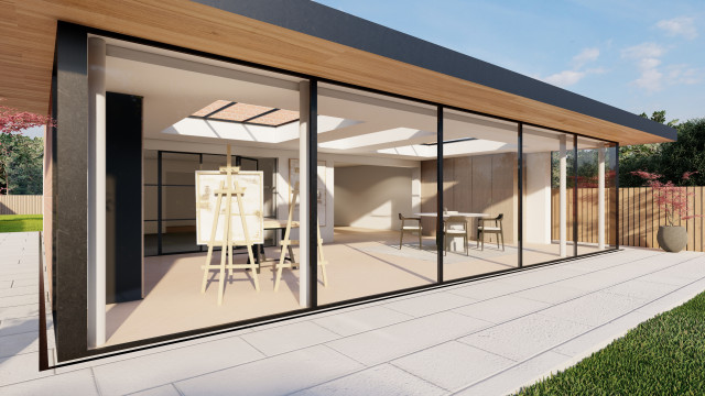 Surrey Modern Extension moderne-hus-og-facade