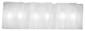 Artemide Logico FLU Mini Triple Wall Light, Silver Grey