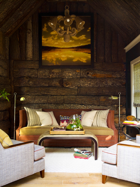 Skaneateles Lake House bord-de-mer-salon