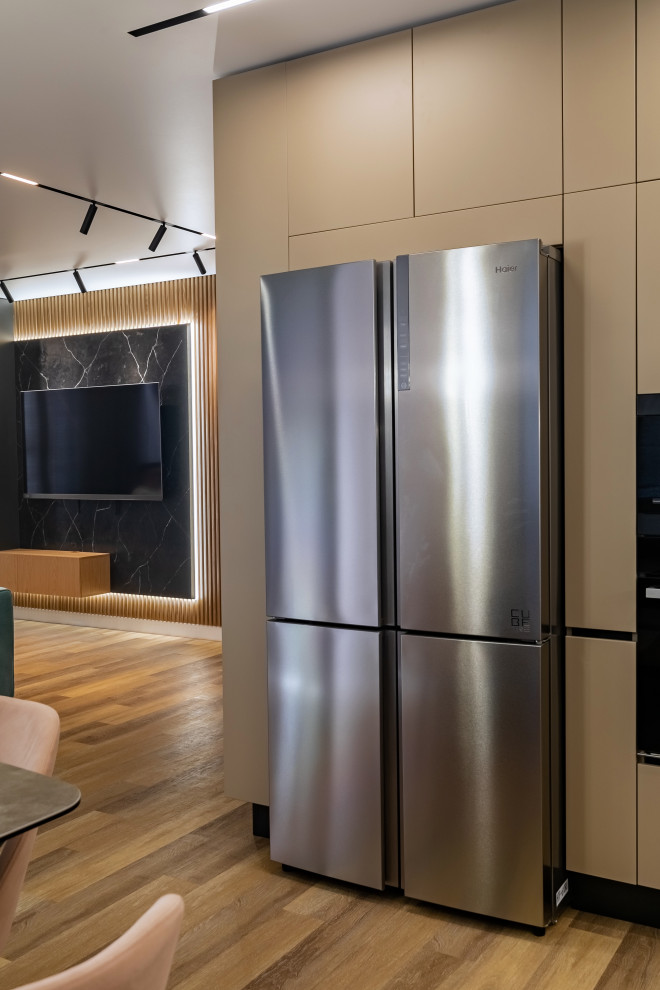 Яркий интерьер таунхауса