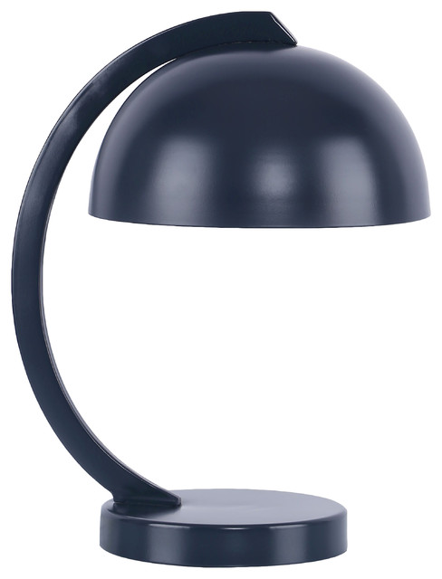 14 Navy Blue Arched Desk Lamp Contemporary Kids Lamps By