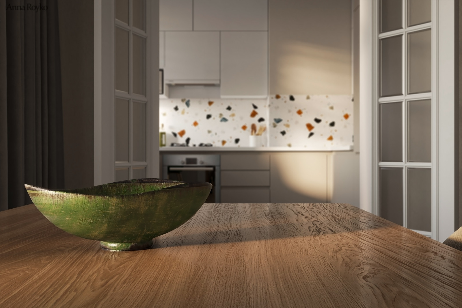 Визуализация гостиной