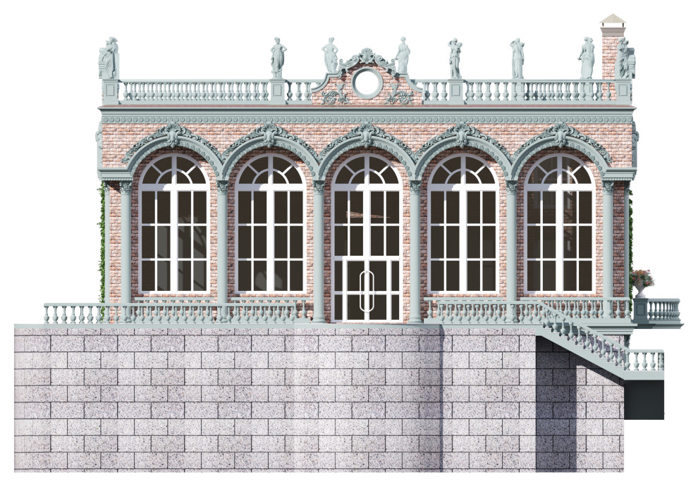 ПРОЕКТ - итальянский павильон , чАСТНЫЙ банкетный зал НА 150 ЧЕЛ