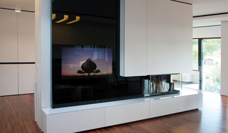 Mirrored & Glass Television Applications