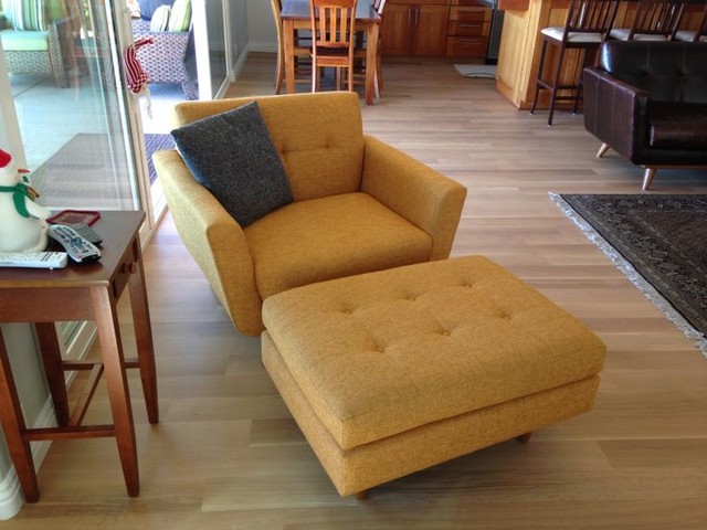 Nixon Chair and Ottoman - Thrive Furniture