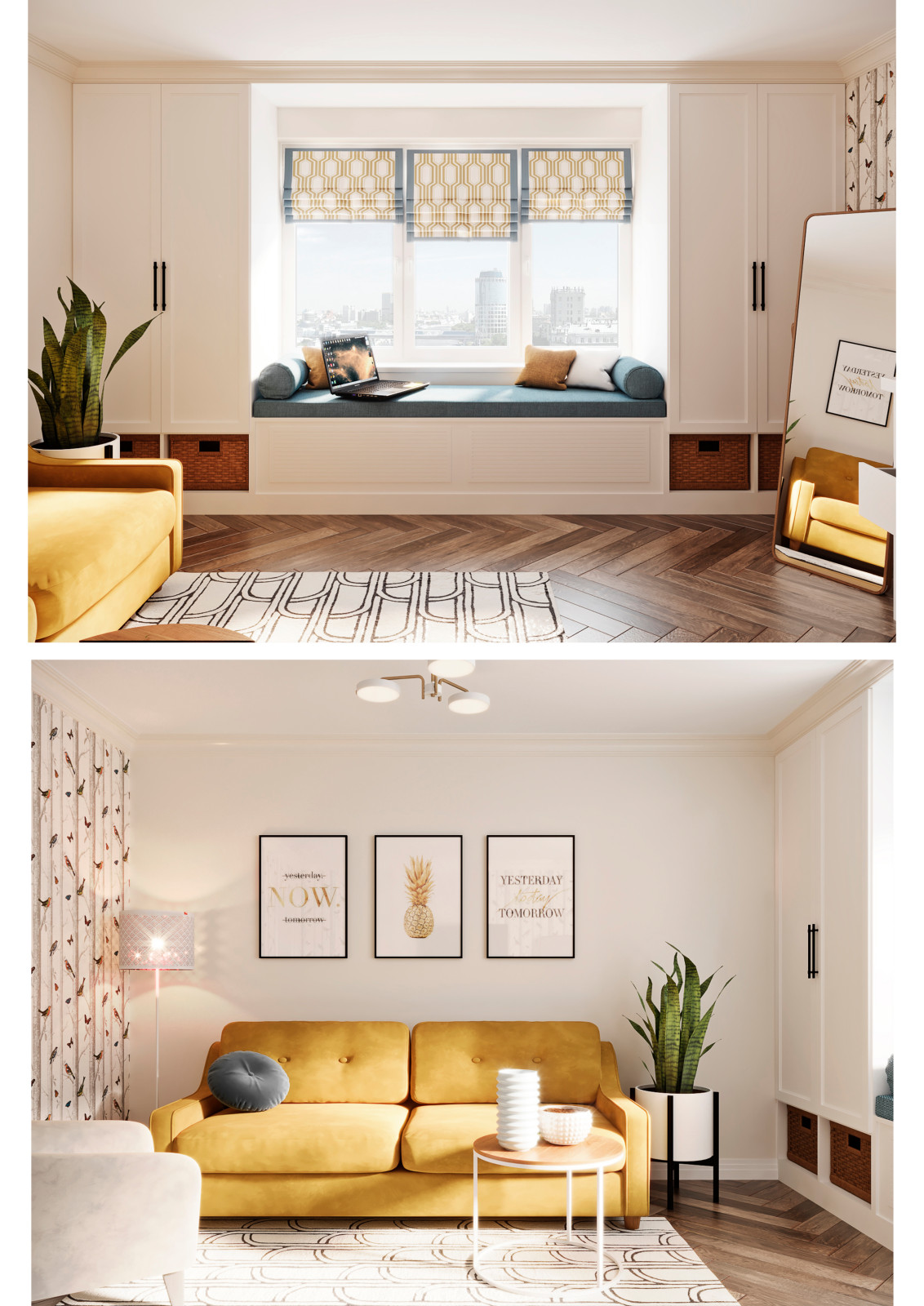 Визуализация 3-4омнатной квартиры в Люберцы