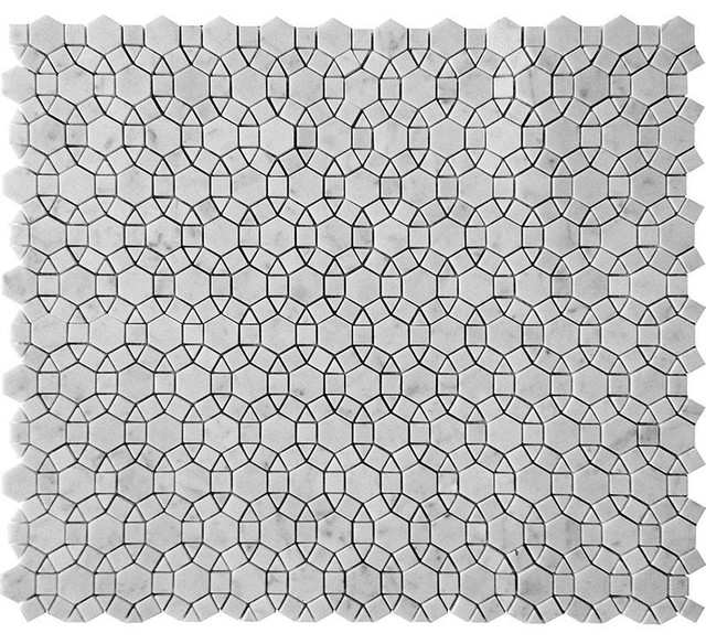 Woodley Park European Contemporary Mosaic Tile By Fancy Woodley Park European Contemporary