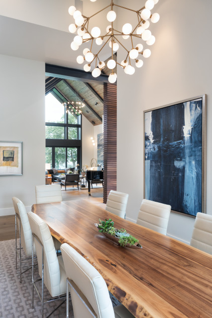 Smithtown Artisan Home contemporary-dining-room