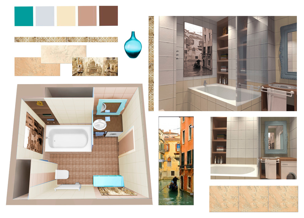 Проект однокомнатной квартиры для молодой пары