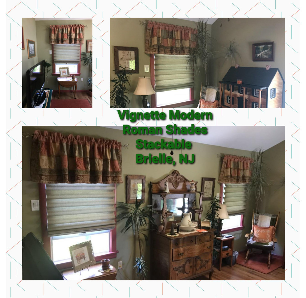 Alustra Vignette Modern Roman Shade