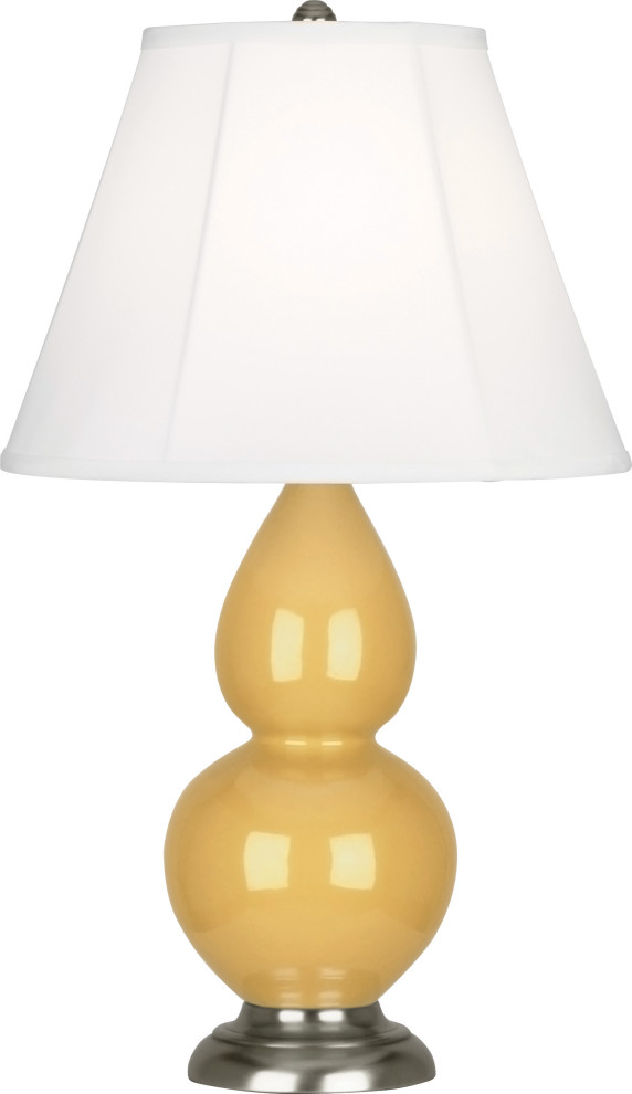 Small Double Gourd Accent Lamp, Sunset Yellow