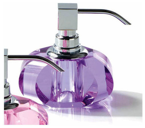 Harmony 518 Crystal Soap Dispenser in Violet