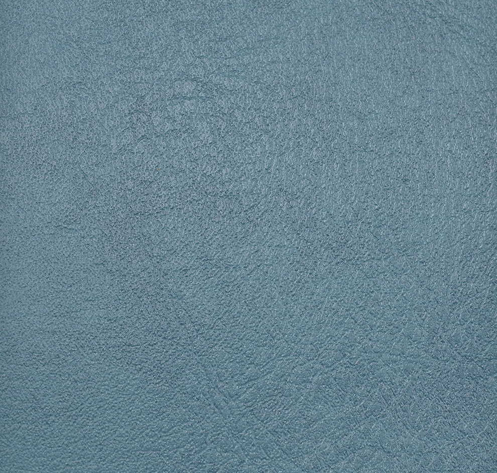 Faux Leather Upholstery Fabric Sold By The Yard, Blue