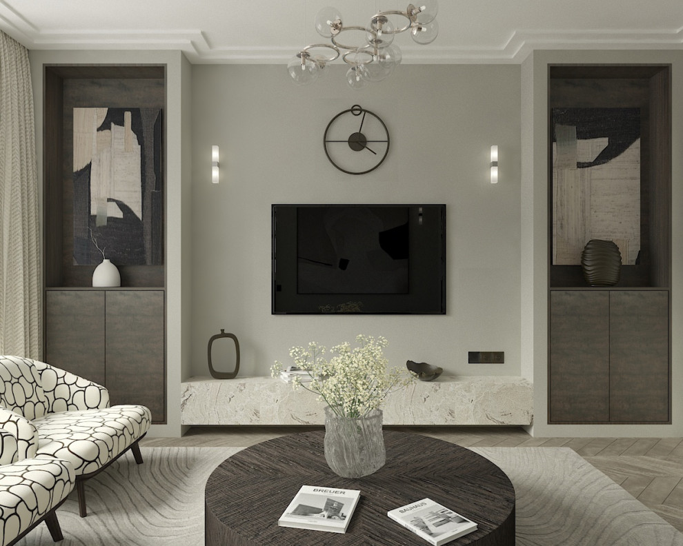 Дизайн-проект кабинета в трехкомнатной квартире