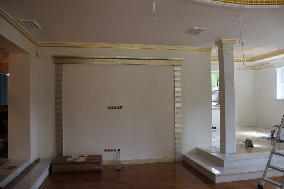 Позолота лепного декора