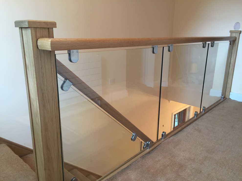 Refurbishment Glass with Brackets