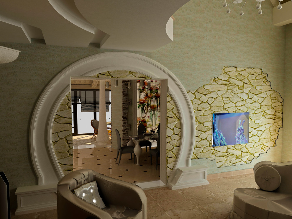 Загородный дом, холл