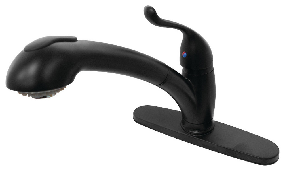 KB5708YL Yosemite SingleHandle PullOut Kitchen Faucet, Matte Black
