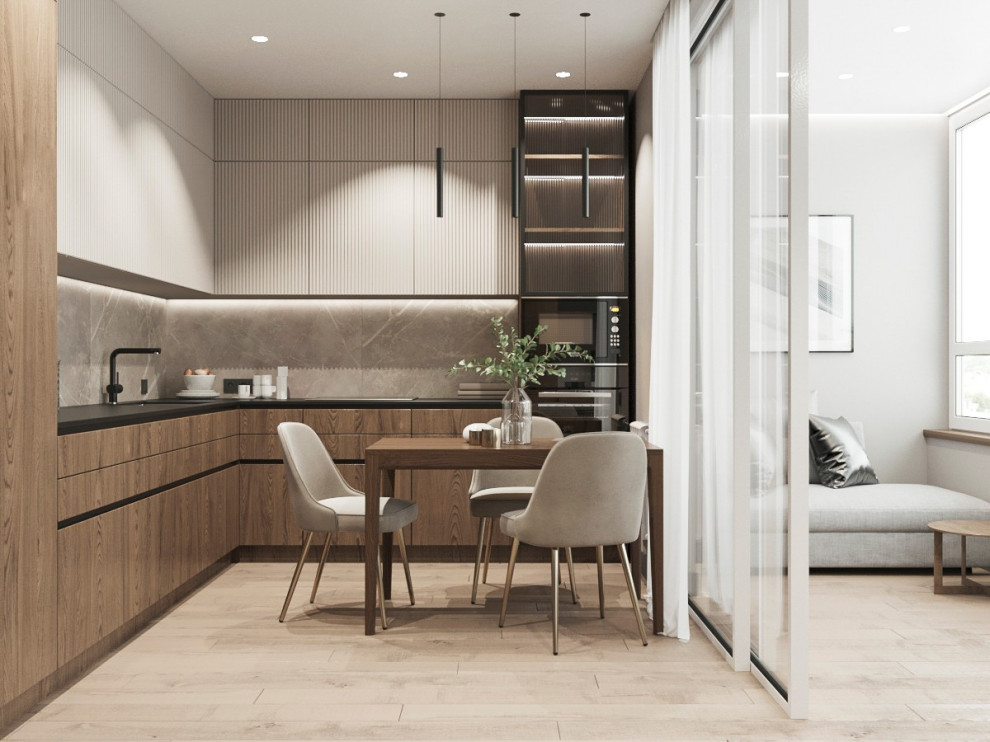 Дизайн трехкомнатной квартиры (м. Крестьянская Застава)