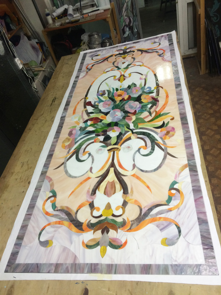 квартира в французском стиле в процессе декорирования