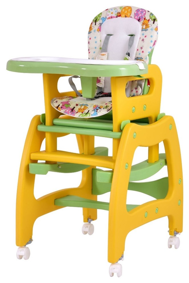 badger basket high chair with playtable conversion