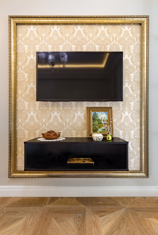 Уютный интерьер маленькой гостиной