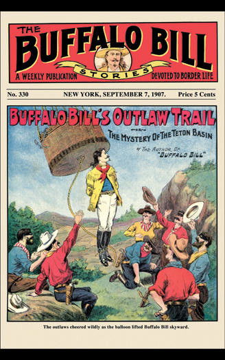 The Buffalo Bill Stories: Buffalo Bills Outlaw Trail 12x18 Giclee on canvas