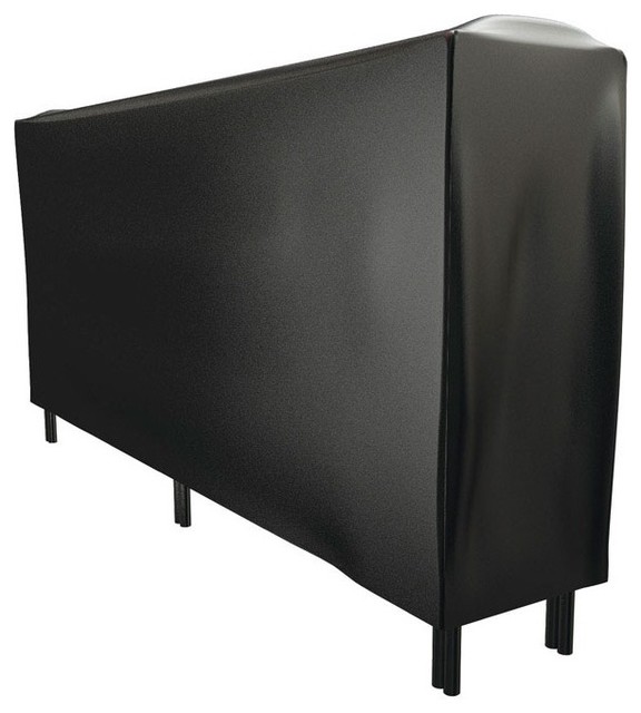 Panacea Log Rack Cover, Black Contemporary Outdoor Furniture Covers