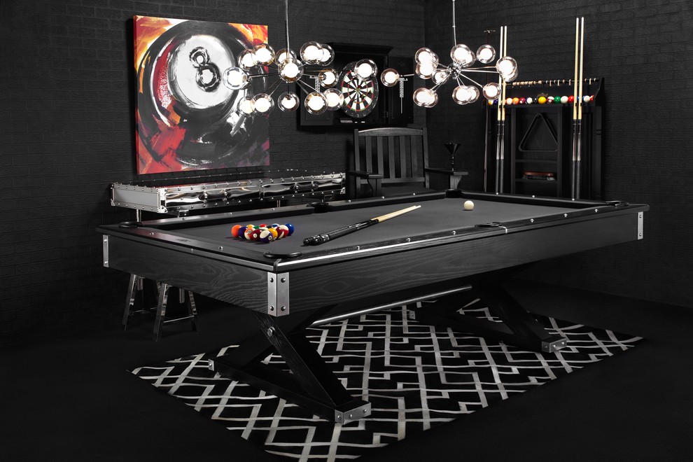 Billiards Room, Game Room, Man Cave Ideas Craftsman Chicago by D