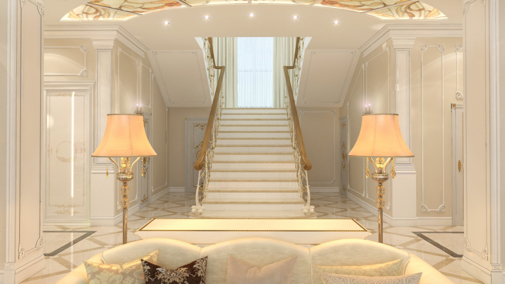 Интерьеры особняка 845 кв.м. в Свердловской области