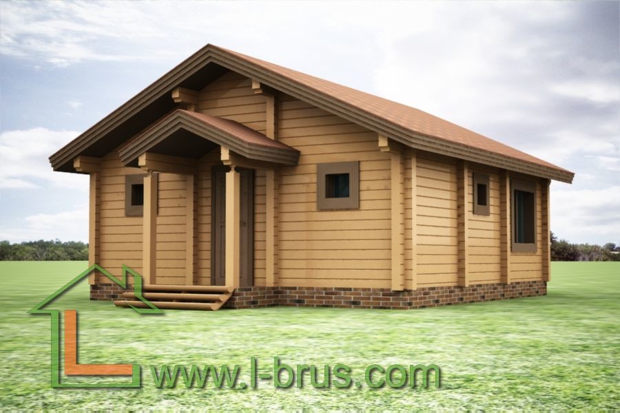 Проекты домов из профилированного бруса
