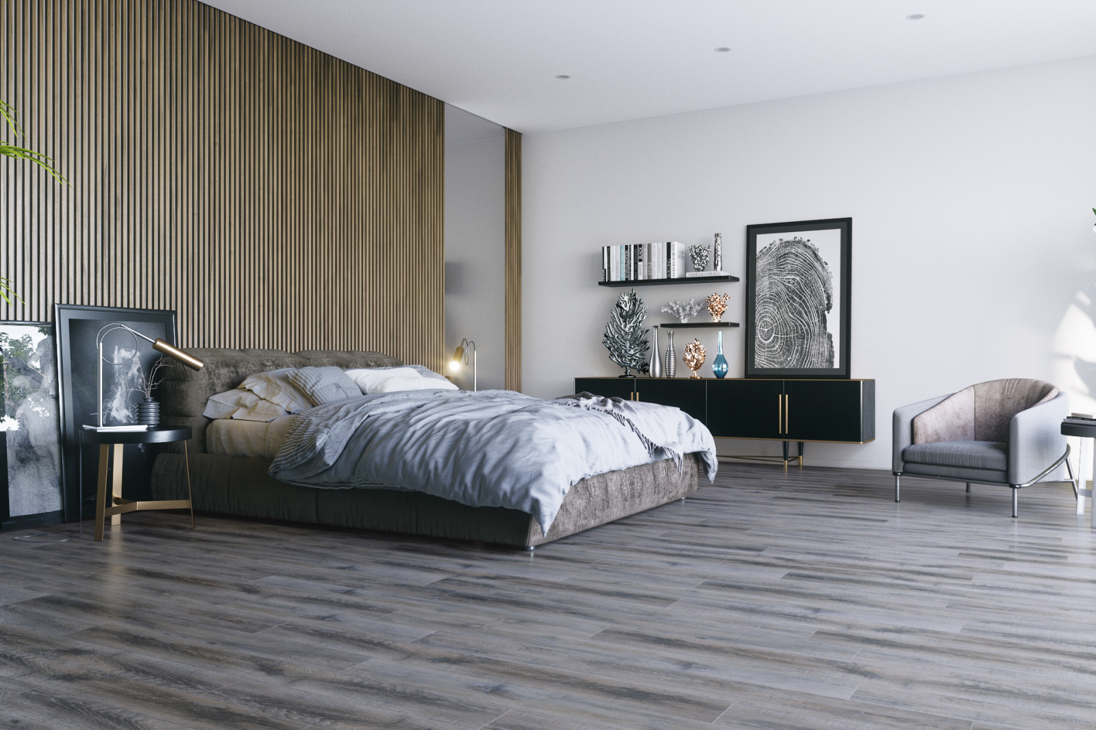 Кварцевый ламинат Fargo в интерьере