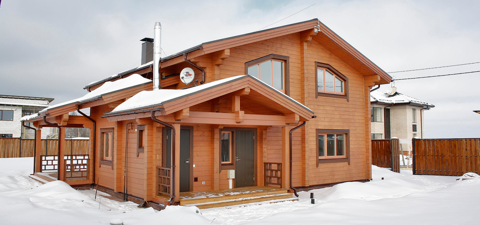 Wooden house near St. Petersburg