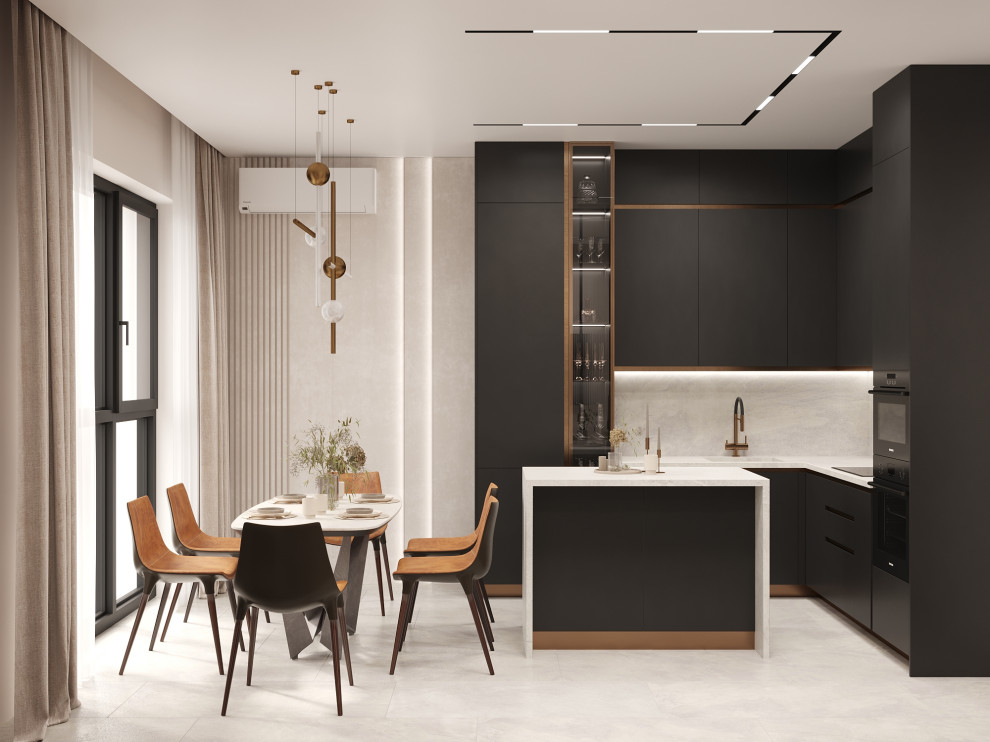 Трехкомнатная квартира ЖК "Резиденция Сколково"