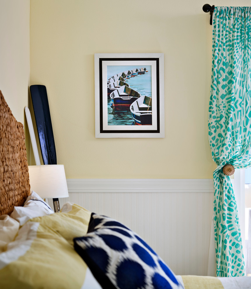 This is an example of a mid-sized beach style bedroom in San Francisco.