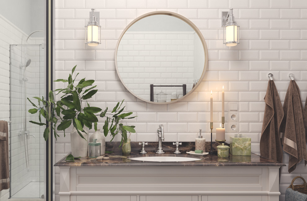 Ванная в скандинавском стиле