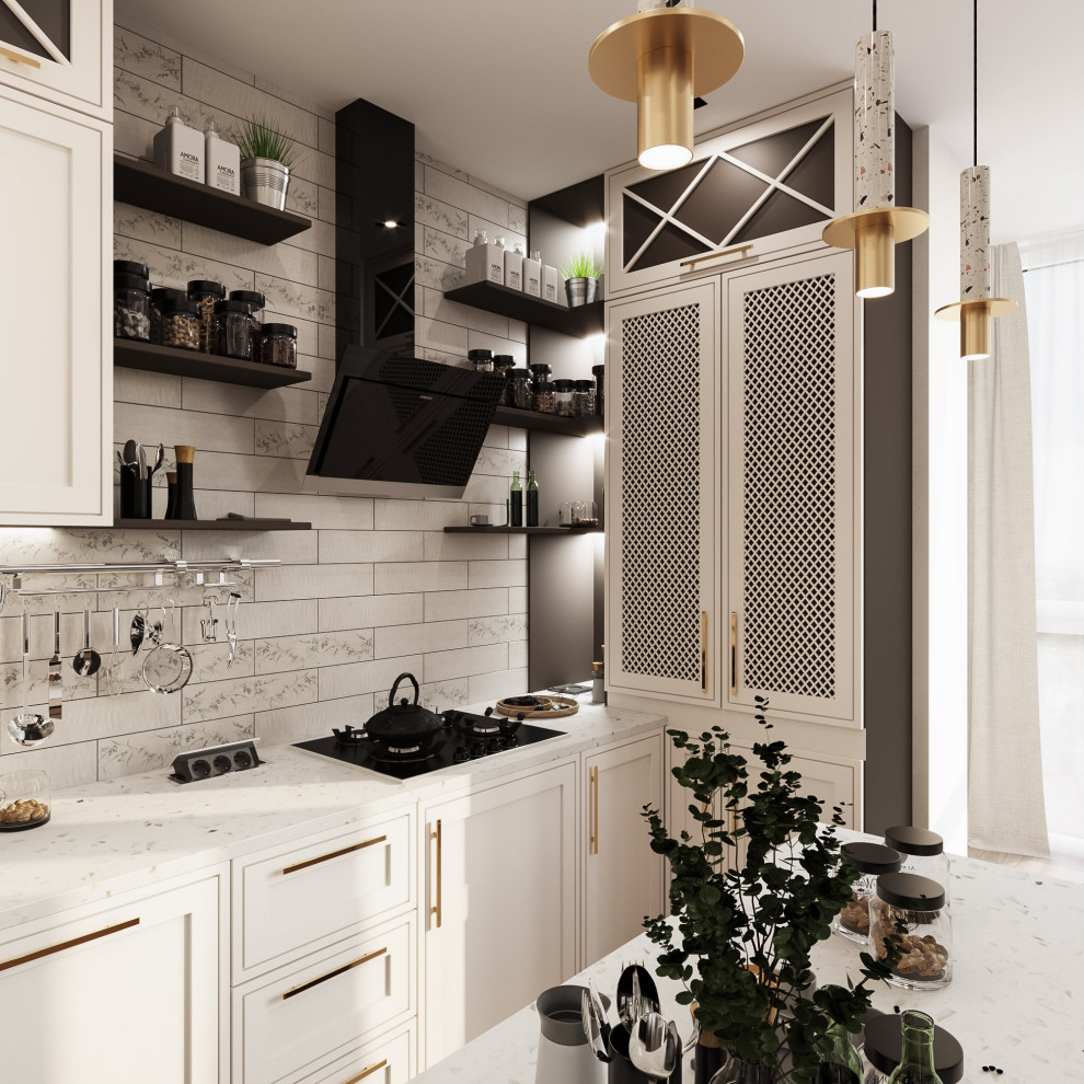 Дизайн кухни-гостиной