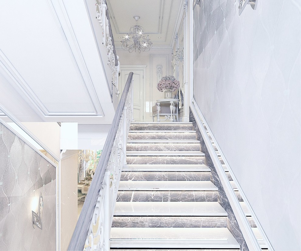 Холл в частном домовладении (г.Москва)