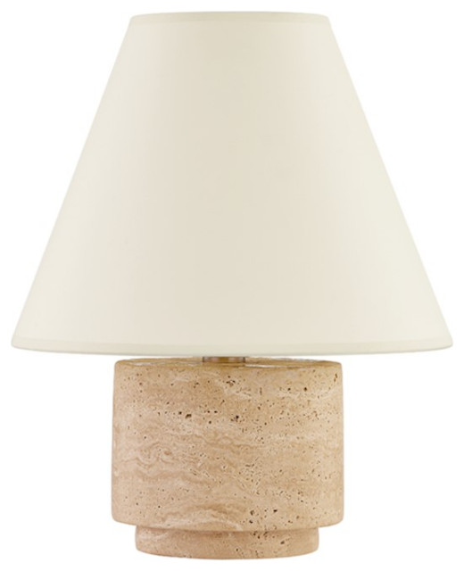 Troy Lighting Bronte 1-Light Table Lamp, Patina Brass, PTL8015-PBR